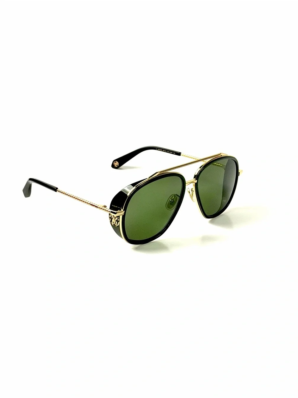 Roberto Cavalli SRC008 COL. 0300 Sunglasses Shiny Black Gold Authentic New